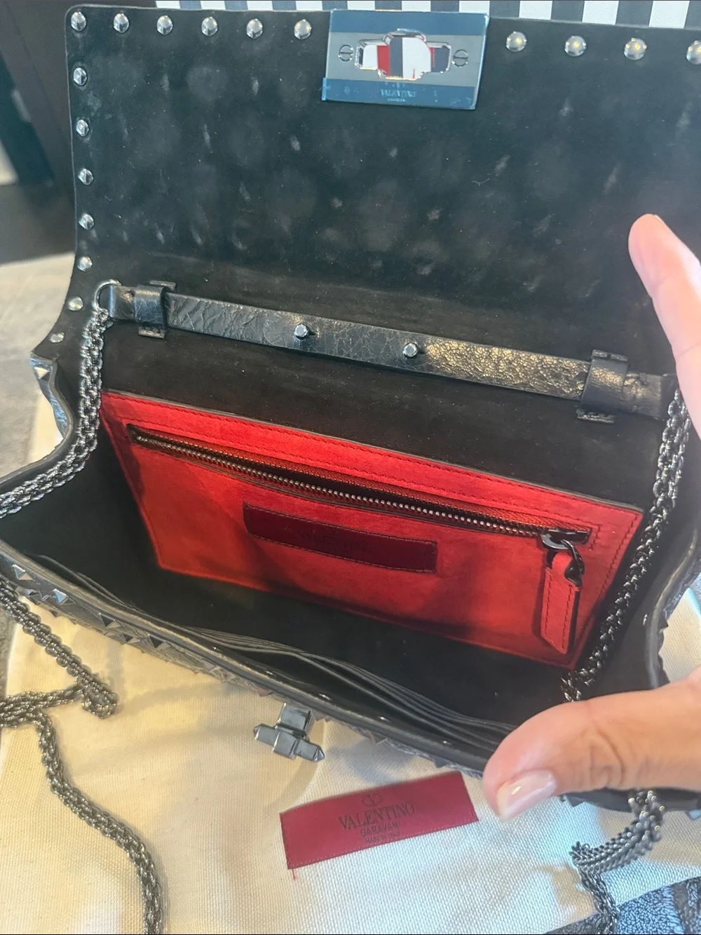 Valentino Garavani black quilted